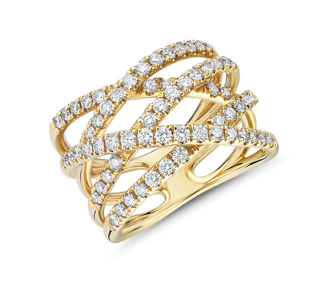 Diamond Wrap Fashion Ring in 14k Yellow Gold (1 ct. tw.)