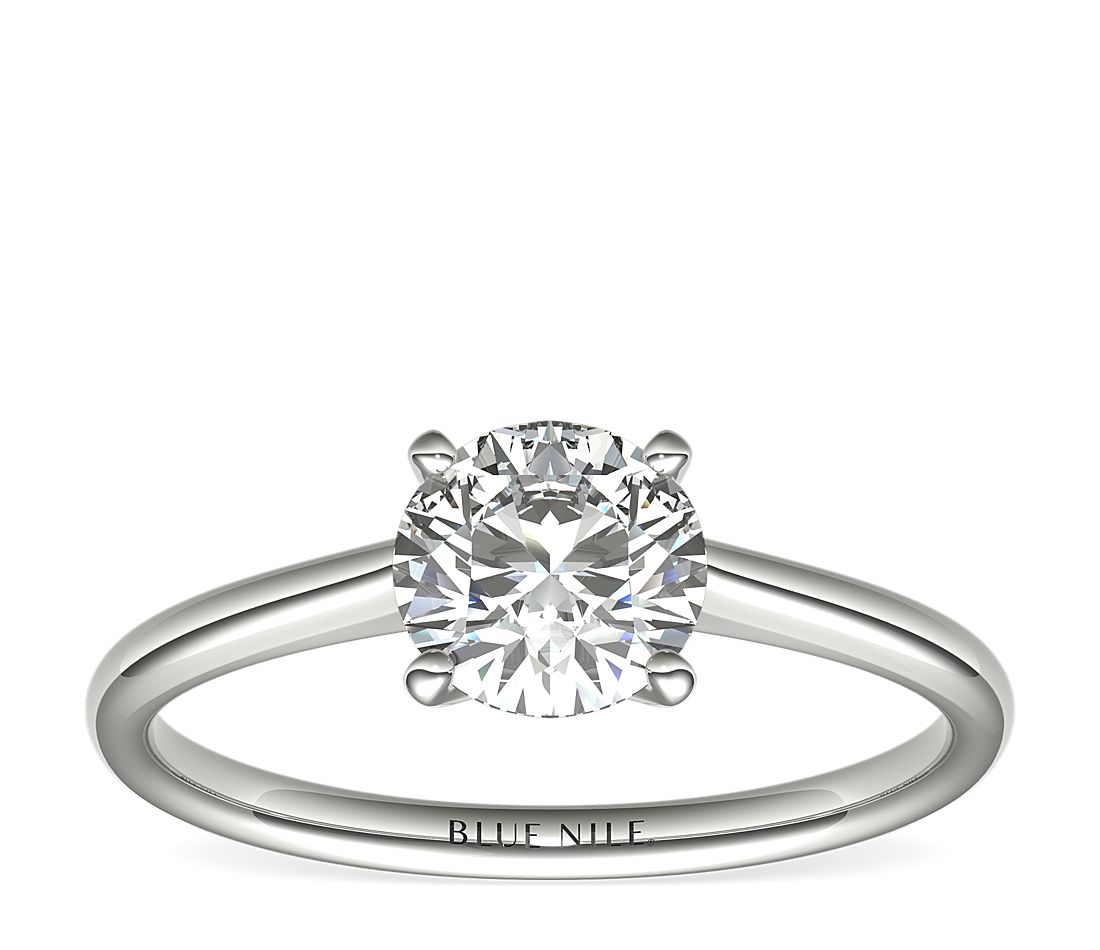 Petite Solitaire Engagement Ring