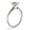 Petite Solitaire Engagement Ring in Platinum