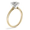 Petite Solitaire Engagement Ring in 18k Yellow Gold