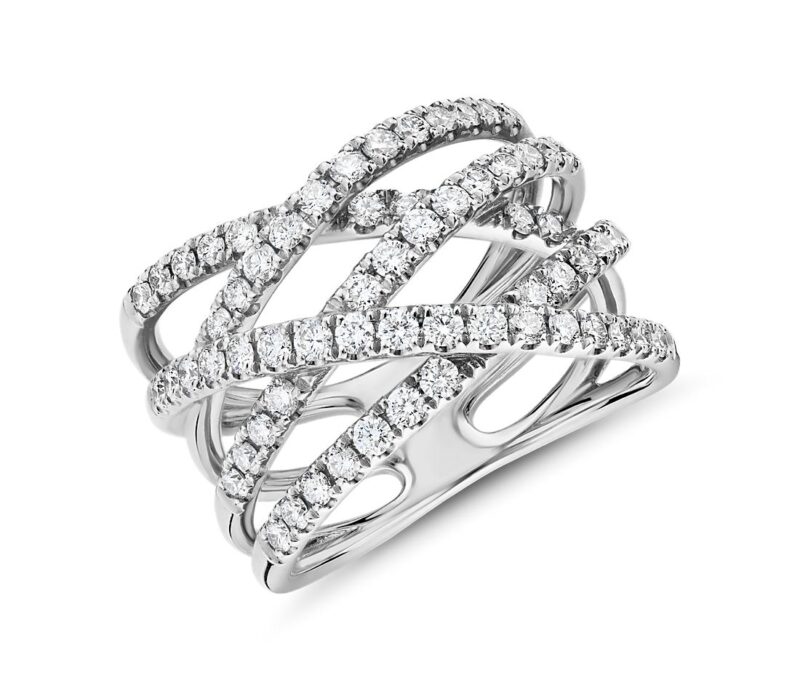 Diamond Wrap Fashion Ring in 14k Yellow Gold (1 ct. tw.) - Image 3