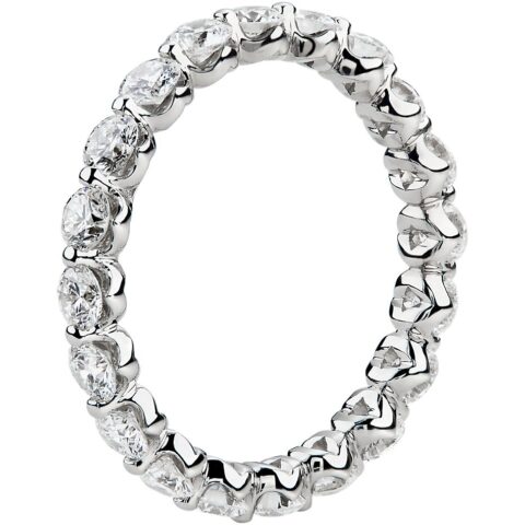 Floating Diamond Eternity Band in 14k White Gold (1 1/2 ct. tw.)