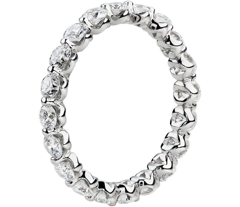 Floating Diamond Eternity Band in 14k White Gold (1 1/2 ct. tw.)