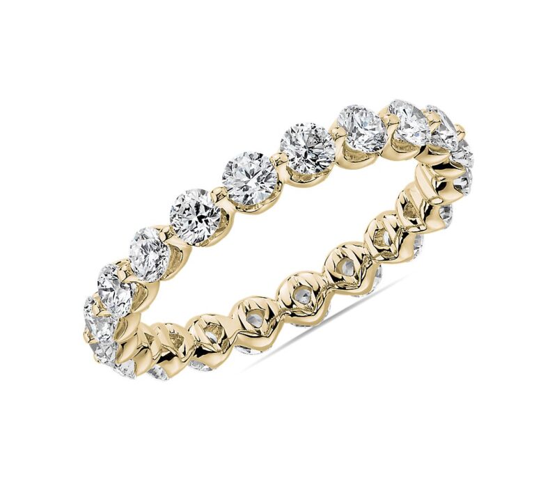 Floating Diamond Eternity Band in 14k White Gold (1 1/2 ct. tw.) - Image 3