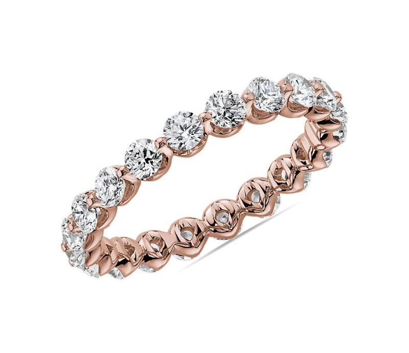 Floating Diamond Eternity Band in 14k White Gold (1 1/2 ct. tw.) - Image 4