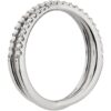 Contemporary Criss-Cross Diamond Ring in Platinum (1/4 ct. tw.)