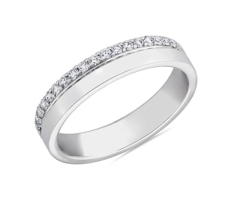 ZAC Zac Posen Diamond Edge Band in 14k White Gold (1/5 ct. tw.) - Image 2