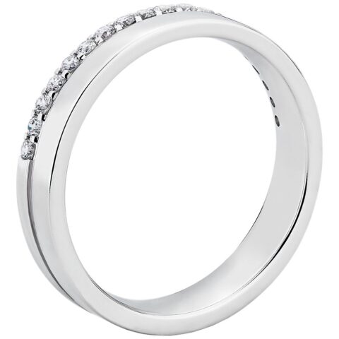 ZAC Zac Posen Diamond Edge Band in 14k White Gold (1/5 ct. tw.)