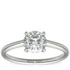 Petite Solitaire Engagement Ring