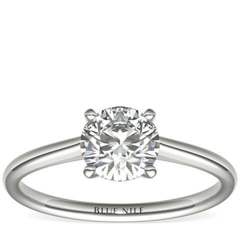 Petite Solitaire Engagement Ring