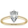 Petite Solitaire Engagement Ring in 18k Yellow Gold