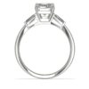 Tapered Baguette Diamond Engagement Ring in Platinum