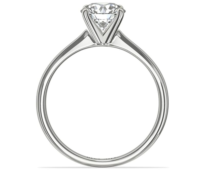Petite Solitaire Engagement Ring - Image 2